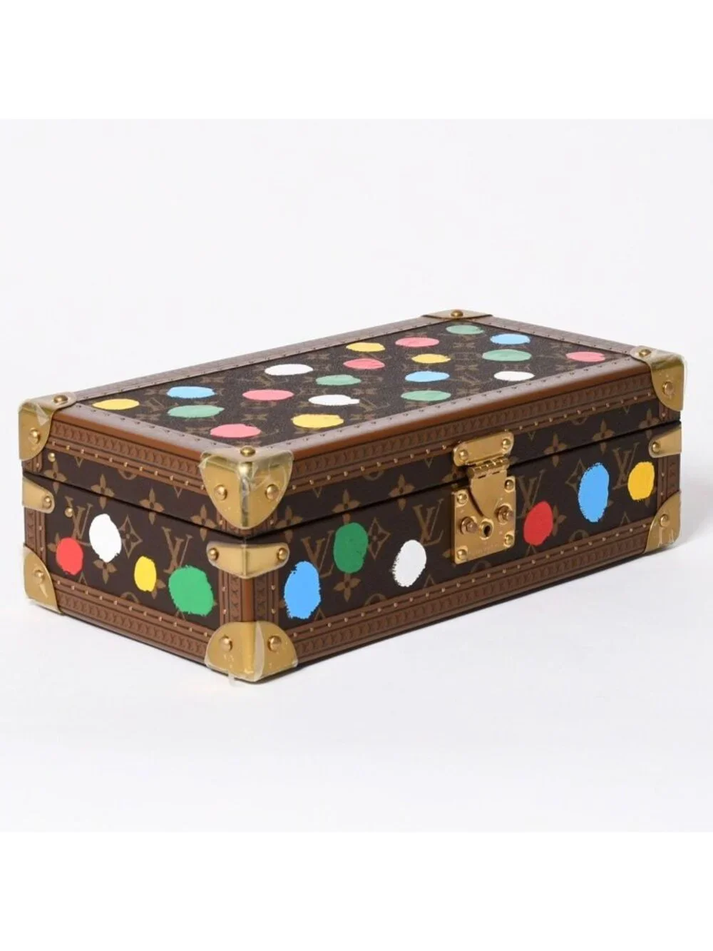 Louis Vuitton Super Rare Watch Trunk LV YK Yayoi Kusama Coffret